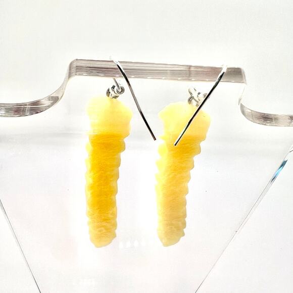 Fries Earrings - French Fries Accessories - Chips Earrings - Burger Earrings - Picture 4 of 8